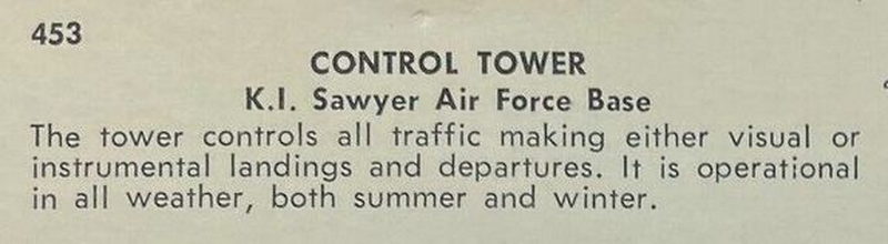 Lorettas Air Base Motel - Sawyer Air Force Base Control Tower